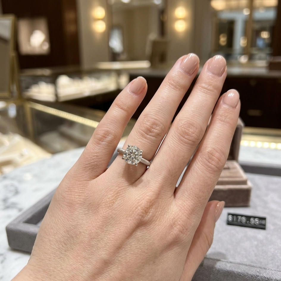 Imperial Platinum Diamond Ring