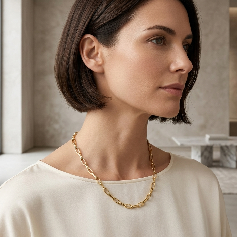Noble Link 18K Gold Chain Necklace