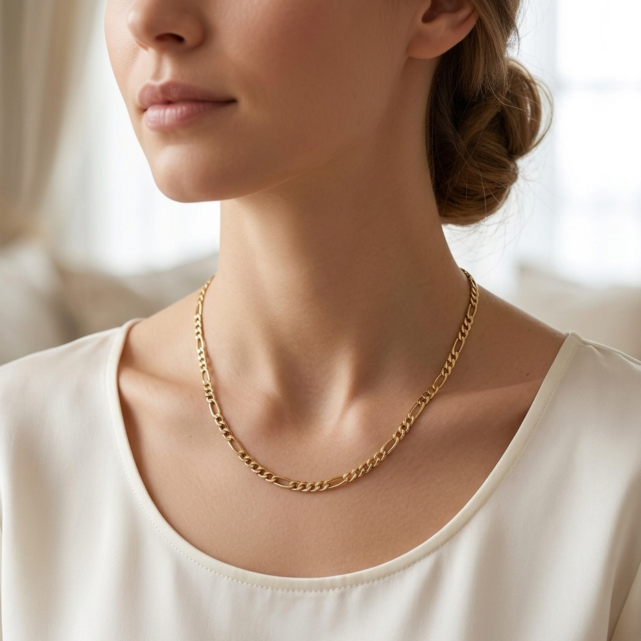 Majestic Link 18K Gold Chain Necklace