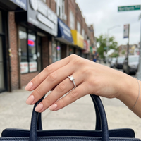 Luna 14K Gold Diamond Ring