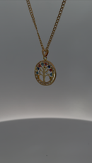 A Symbol of Growth and Strength-18K Yellow Gold Tree of Life Necklace