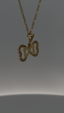 Celebrate Eternal Love-18K Yellow Gold Infinite Hearts Necklace