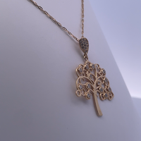 18K Gold Tree of Life Pendant Necklace – A Celebration of Growth and Connection