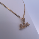 18K Yellow Gold LOVE Necklace – A Modern Twist on Romantic Jewelry