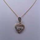 18K Yellow Gold Infinity Heart Necklace – The Ultimate Symbol of Everlasting Love