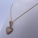 18K Yellow Gold Infinity Heart Necklace – The Ultimate Symbol of Everlasting Love