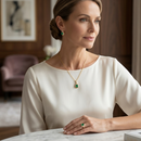 Emerald Luxe Set 18K — Necklace, Earrings & Ring
