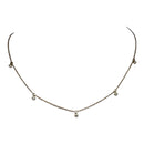 Elegancia de lujo, collar de oro de 18 quilates y diamantes