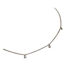 Elegancia de lujo, collar de oro de 18 quilates y diamantes