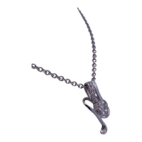 Whispers of Elegance-18K Gold and Diamond Pendant Necklace