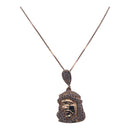 18K Gold Jesus Pendant Necklace – A Divine Symbol of Faith and Strength