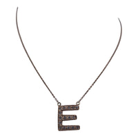 18K Yellow Gold "E" Initial Necklace – A Personalized Expression of Luxury