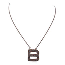 18K Yellow Gold "B" Initial Necklace – Personalized Elegance with Diamond Accents