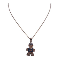 18K Yellow Gold Boy Charm Necklace – Playful and Refined for Every Occasion