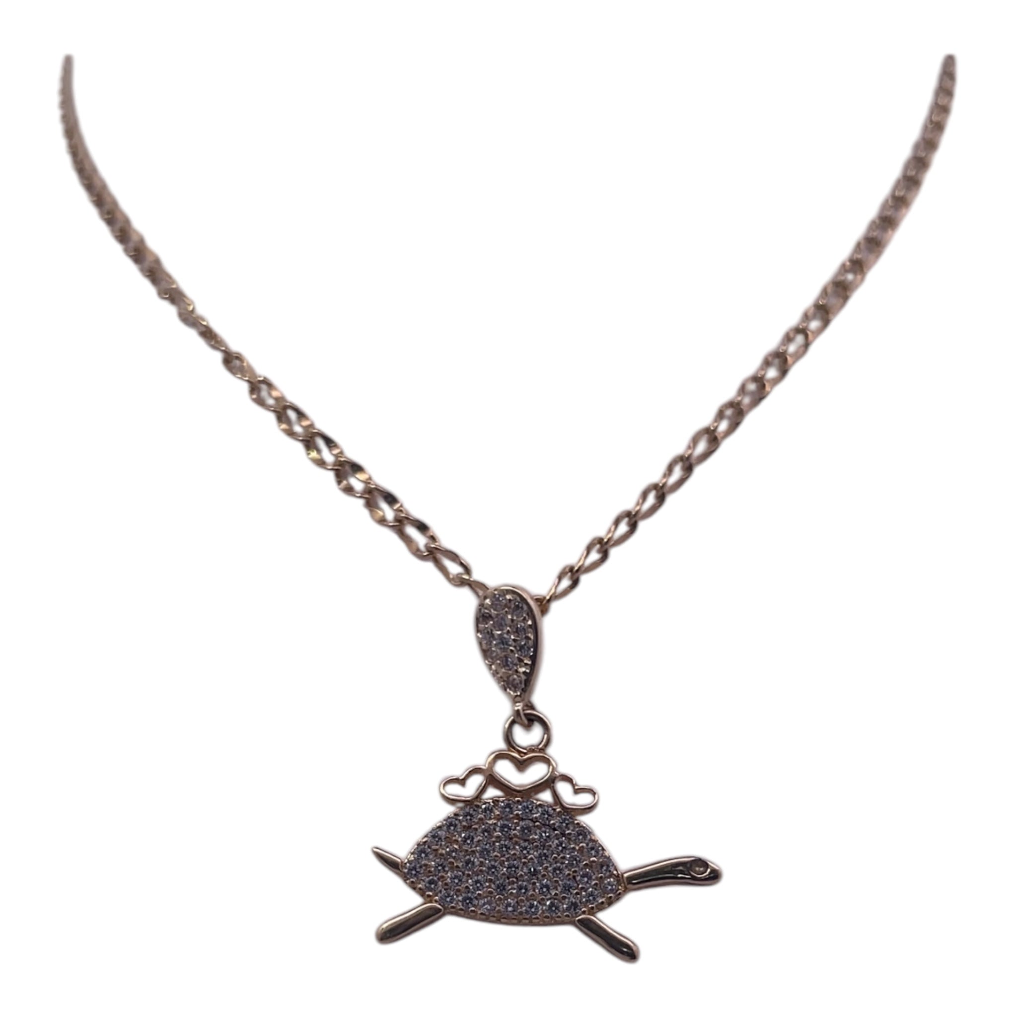 18K Yellow Gold Turtle Necklace – A Symbol of Longevity and Protection