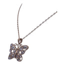 18K Yellow Gold Butterfly Pendant Necklace – A Delicate Symbol of Transformation