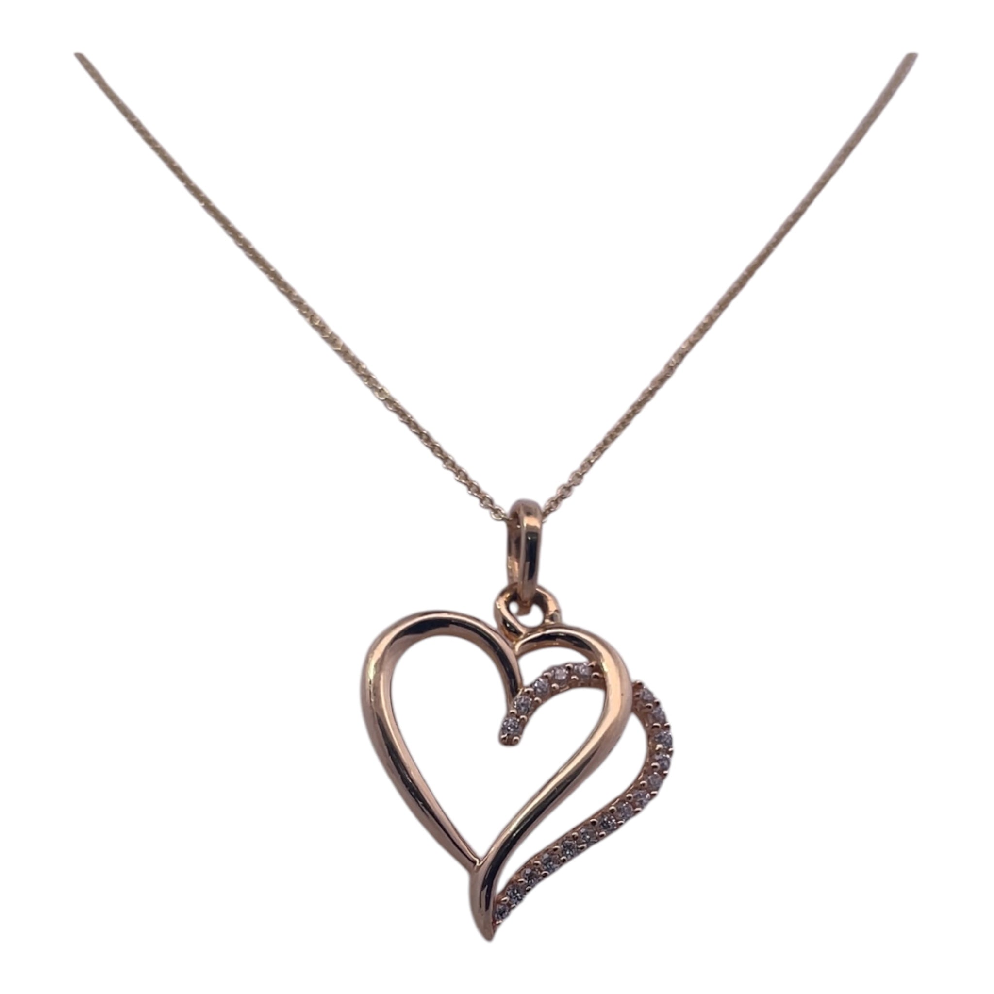 18K Yellow Gold Heart Pendant Necklace – The Perfect Symbol of Love