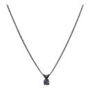 18K White Gold Necklace with 0.30ct Diamonds – Minimalist Luxe