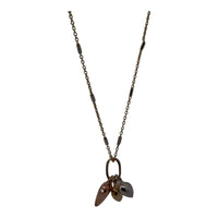 Harmony in Gold 18K Tri-Color Pendant Necklace