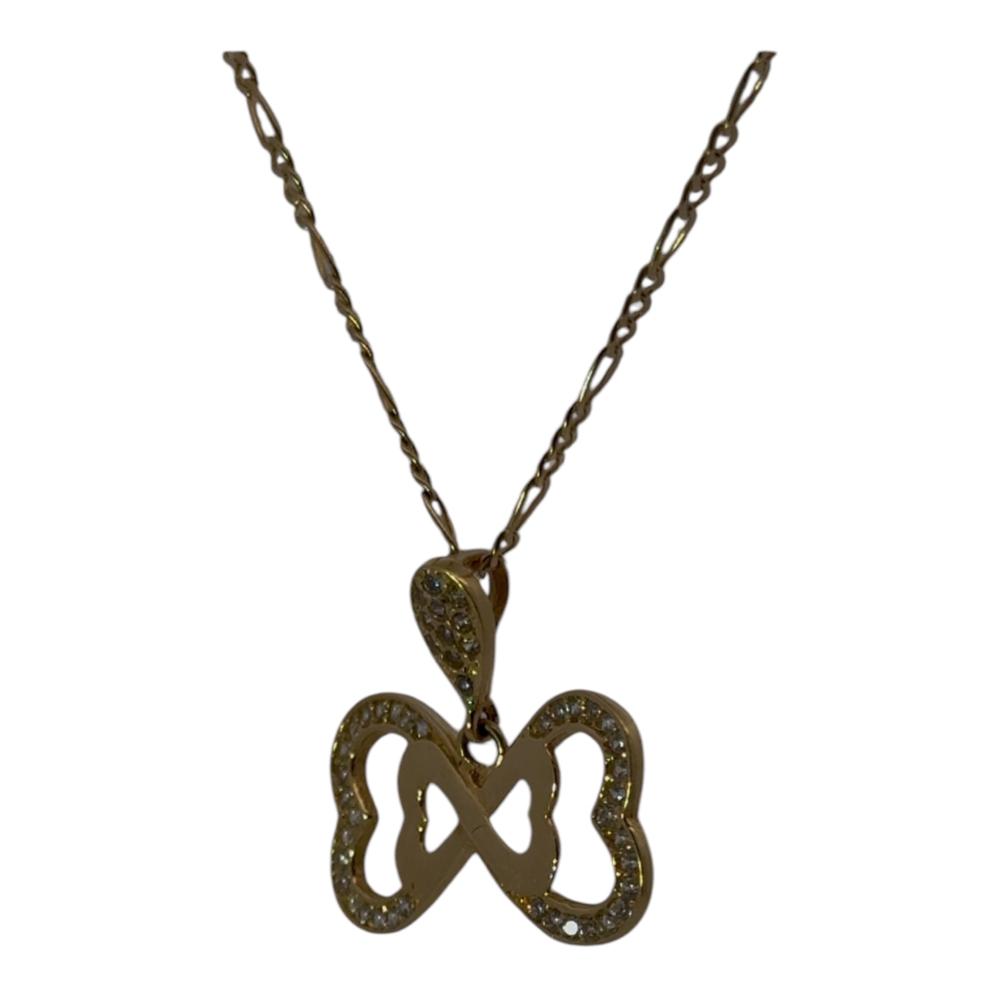 Celebrate Eternal Love-18K Yellow Gold Infinite Hearts Necklace