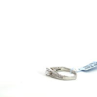 Diamond Ring, 14k white gold.