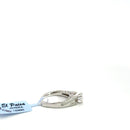 Diamond Ring, 14k white gold.