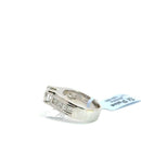 Ring Zirconia, 14k white gold.
