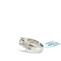Ring Zirconia, 14k white gold.