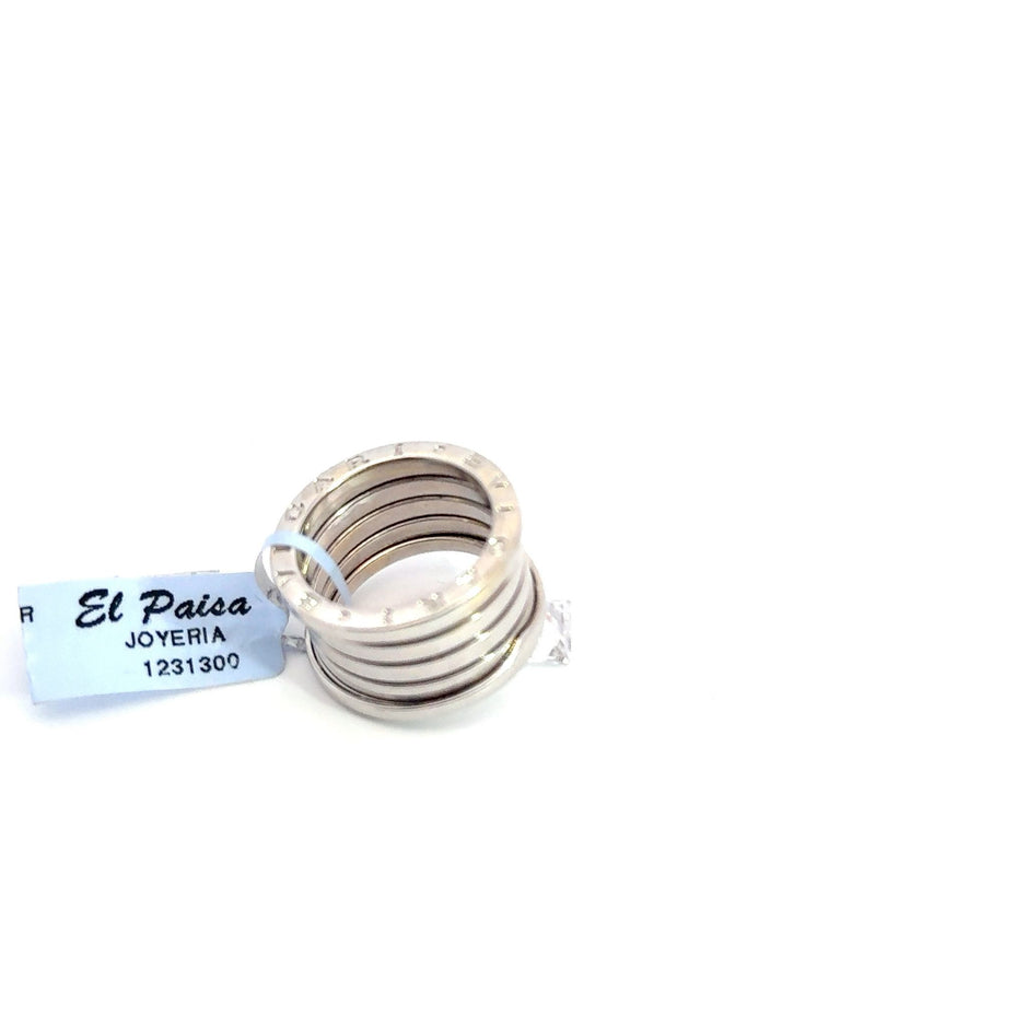 Designer White Gold Signature Ring