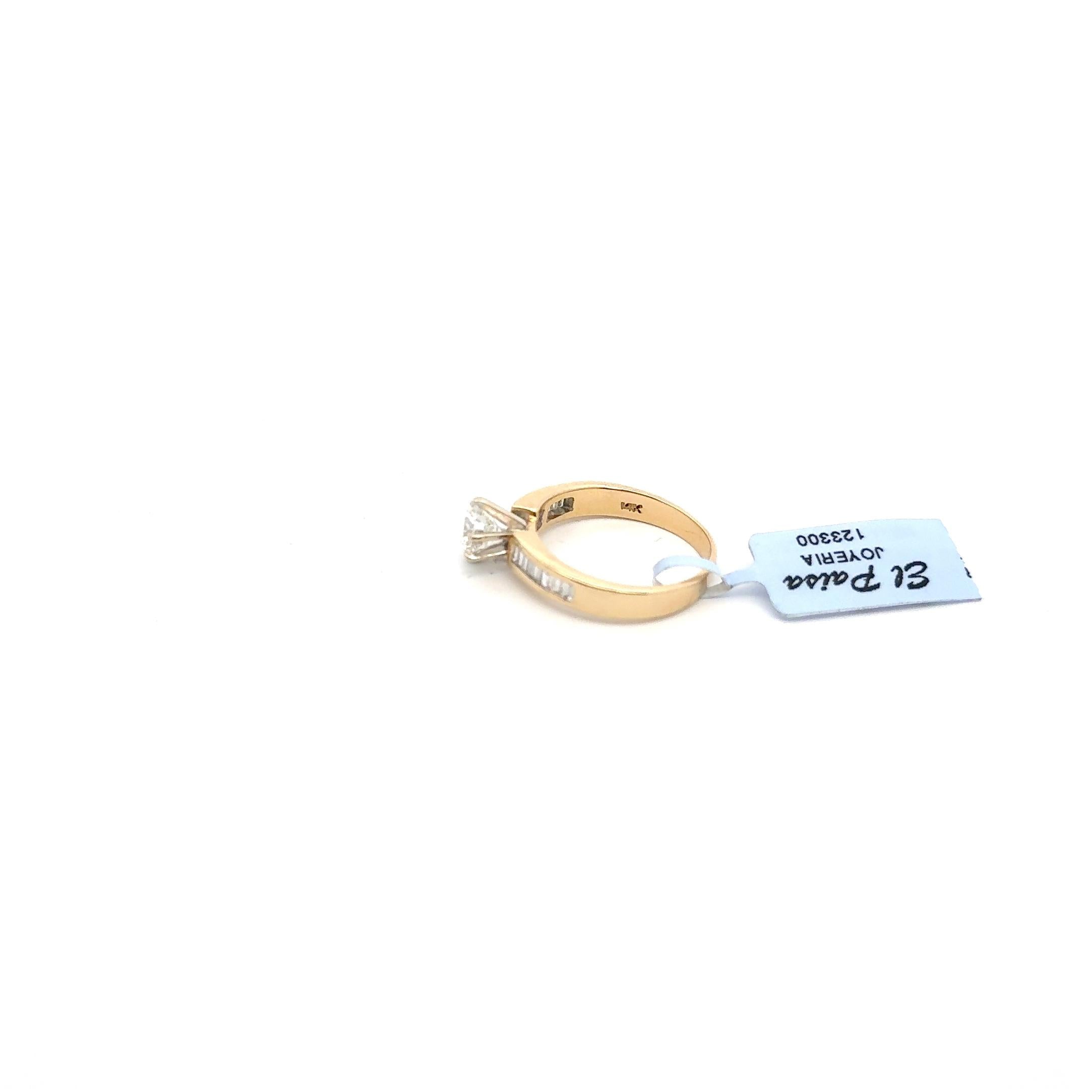 Golden Radiance 14K Gold Diamond Ring