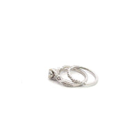 Eternal Heart 14K Gold Diamond Stack Set