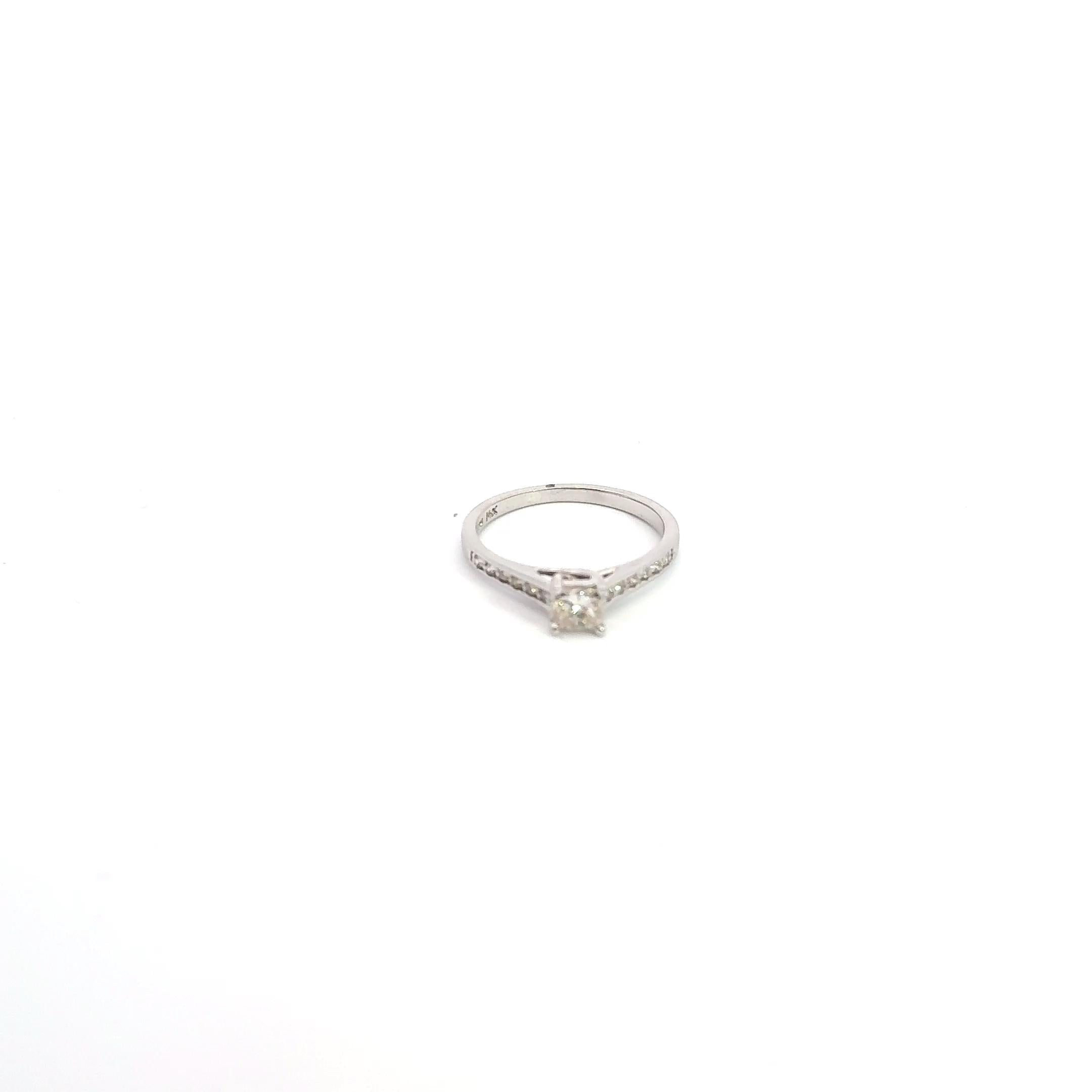 Luna 14K Gold Diamond Ring