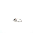 Azure Radiance 18K Gold Blue Diamond Ring