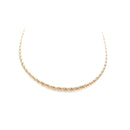 Rope Elegance 18K Gold Chain Necklace