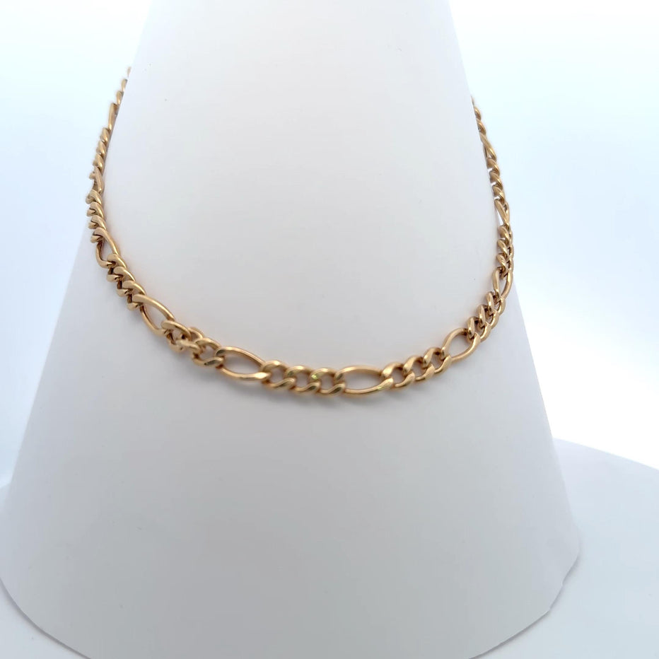Grandeur Figaro 18K Gold Chain Necklace