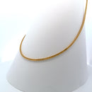Prestige Oval 18K Gold Chain Necklace