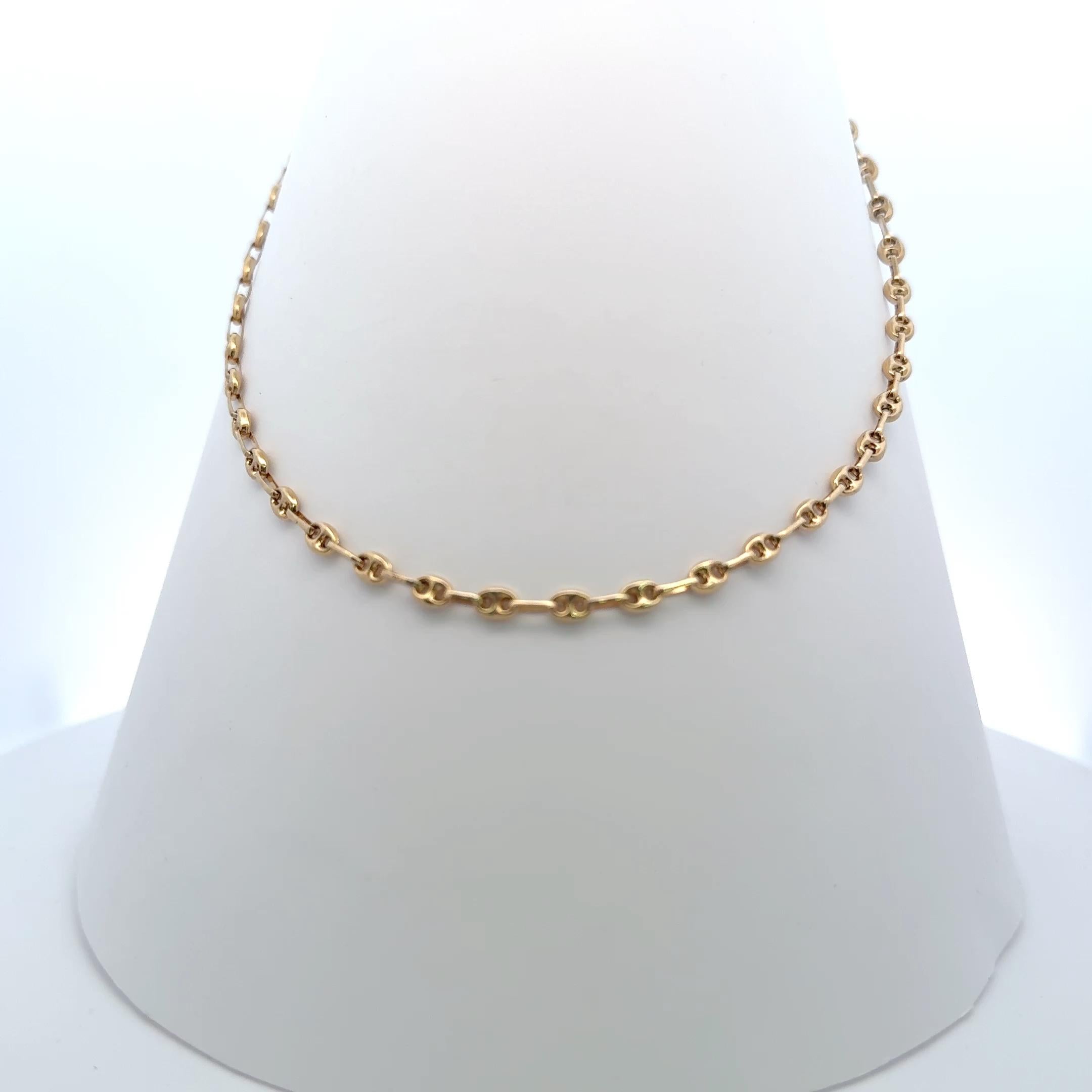 Golden Grace 18K Gold Chain Necklace