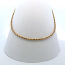Regal Rope 18K Gold Chain Necklace