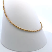 Regal Rope 18K Gold Chain Necklace