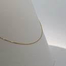 Minimal Glow 18K Gold Chain Necklace