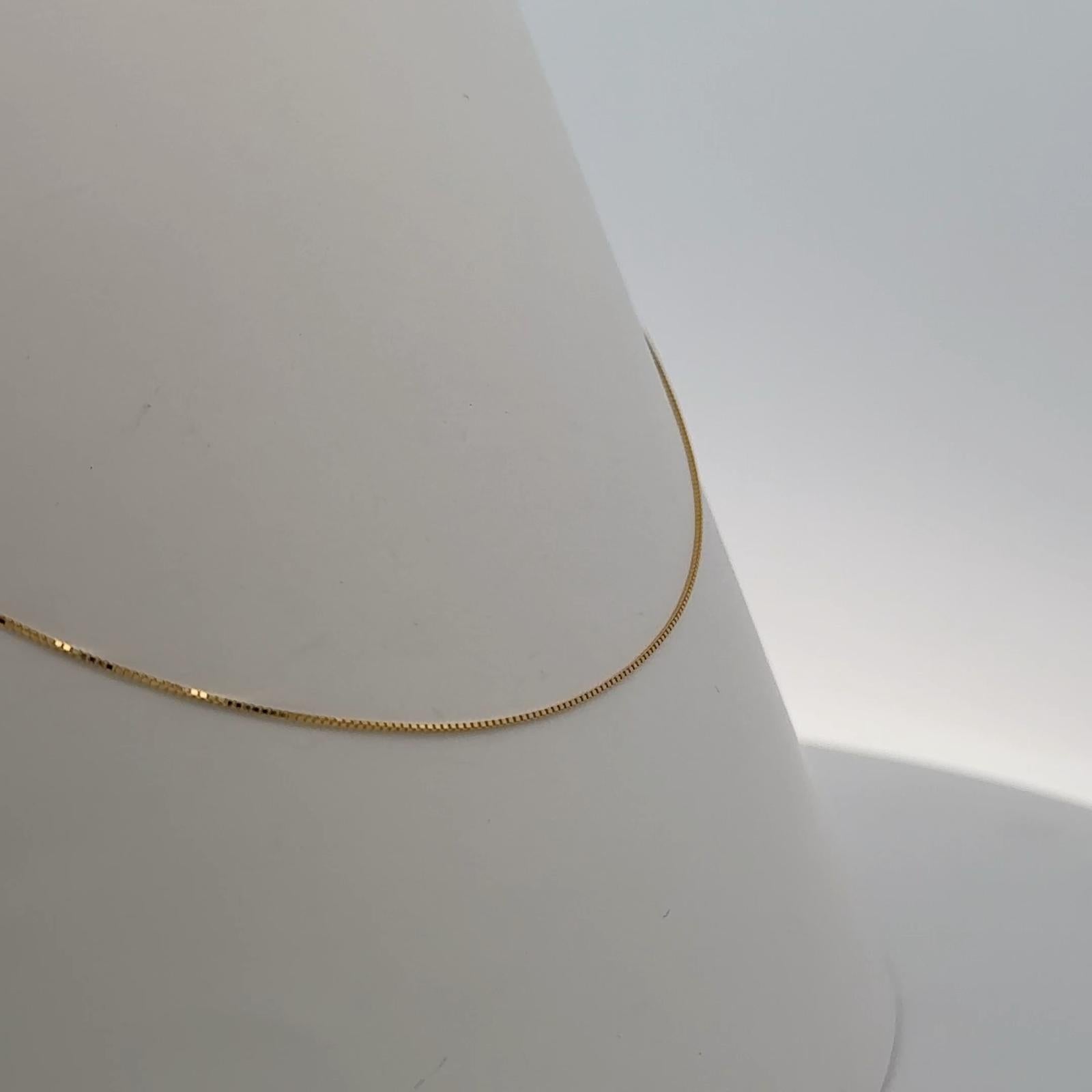 Minimal Glow 18K Gold Chain Necklace