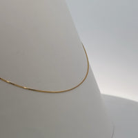 Minimal Glow 18K Gold Chain Necklace