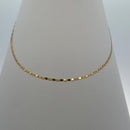 Luminous Oval 18K Gold Chain Necklace