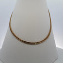 Curb Elegance 18K Gold Chain Necklace